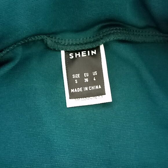 Midi forest green skirt size 4 - Picture 3 of 3